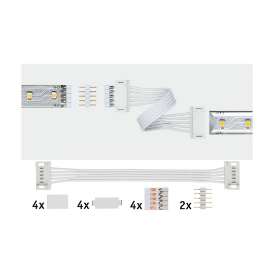 Paulmann MaxLED universell anslutning, 2-pack vit