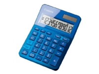 Canon LS-123K - Skrivbordskalkylator - 12 siffror - solcellspanel, batteri - metallic-blå