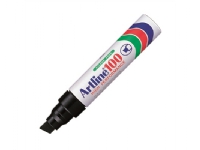 Marker Artline® 100 permanent sort 7,5-12mm - (6 stk.)