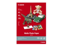 Canon MP-101 - A3 (297 x 420 mm) - 170 g/m² - 40 ark fotopapper - för i6500, 9100, 9950 PIXMA iX7000 S6300, 9000