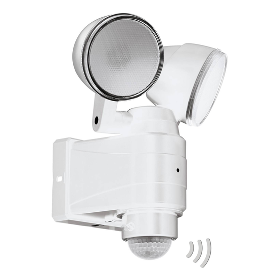 LED-utomhusspotlight Casabas batteri vit