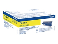 Brother TN421Y - Gul - original - tonerkassett - för Brother DCP-L8410, HL-L8260, HL-L8360, MFC-L8690, MFC-L8900