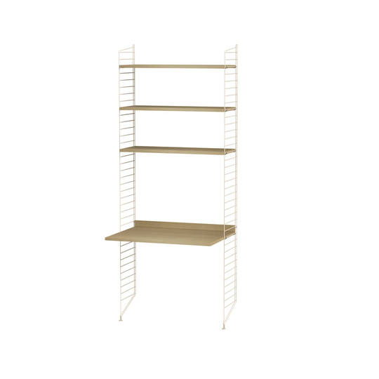 String Stringhylla kontor ek & beige - Kombination A
