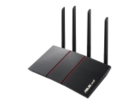 ASUS RT-AX55 - Trådlös router - 4-ports-switch - GigE - 802.11a/b/g/n/ac/ax - Dubbelband