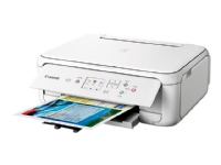 Canon PIXMA TS5151 - Multifunktionsskrivare - färg - bläckstråle - 216 x 297 mm (original) - A4/Legal (media) - upp till 13 ipm (bilder per minut) (utskrift) - 120 ark - USB 2.0, Wi-Fi(n), Bluetooth - vit
