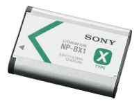 Sony NP-BX1 - Batteri - Li-Ion - 1240 mAh - för Sony ZV-1 Cyber-shot DSC-HX95, HX99, RX100, WX700 Handycam HDR-CX470 VLOGCAM ZV-1G