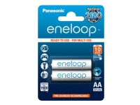 Panasonic eneloop BK-3MCCE - Batteri 2 x AA-typ - NiMH - (uppladdningsbara) - 1900 mAh