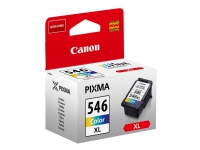 Canon CL-546XL - 13 ml - Lång livslängd - färg (cyan, magenta, gul) - original - förpackning med stöldmärkning - bläckpatron - för PIXMA TR4551, TR4650, TR4651, TS3350, TS3351, TS3352, TS3355, TS3450, TS3451, TS3452