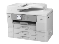 Brother MFC-J6957DW - Multifunktionsskrivare - färg - bläckstråle - A3/Ledger (media) - upp till 25 sidor/minut (kopiering) - upp till 30 sidor/minut (utskrift) - 850 ark - 33.6 Kbps - USB 2.0, LAN, Wi-Fi(n), NFC, USB 2.0-värd