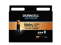 Batteri Duracell Optimum AAA alkaline 8stk/pak - (8 stk.)