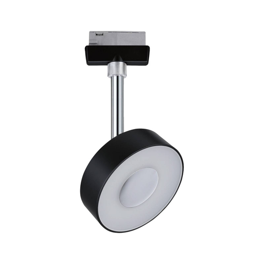 Paulmann URail Spot Circle svart dimbar 4 000 K