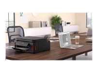 Canon PIXMA G6050 - Multifunktionsskrivare - färg - bläckstråle - påfyllbar - A4 (210 x 297 mm), Letter A (216 x 279 mm) (original) - A4/Legal (media) - upp till 13 ipm (bilder per minut) (utskrift) - 350 ark - USB 2.0, LAN, Wi-Fi(n)