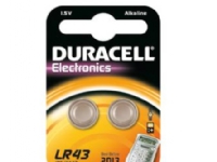 Duracell LR43 - Batteri 2 x - alkaliskt