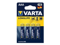 Varta Longlife Extra - Batteri 4 x AAA / LR03 - alkaliskt