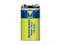 Varta Power Accu - Batteri 9V - NiMH - (uppladdningsbara) - 170 mAh