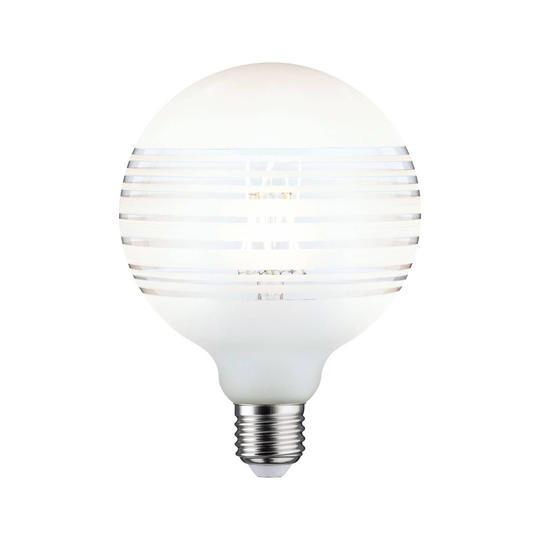 Paulmann E27 LED-Globe 4,5W ringspegel linjerad