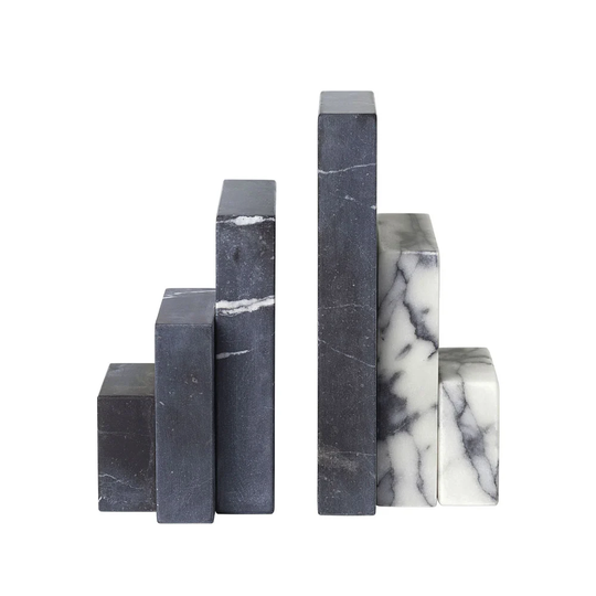 Kristina Dam Studio Bookend Sculpture bokstöd marble