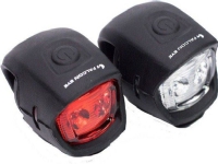Falcon Eye Bicycle lamp set, Falcon Eye WEEKS, 10 lm/5 lm, battery, set (batteries, handles), blister