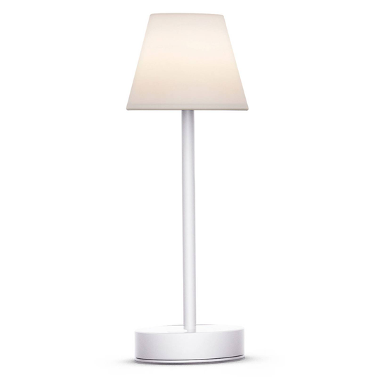 Newgarden Lola Slim LED-bordslampa batteri, vit