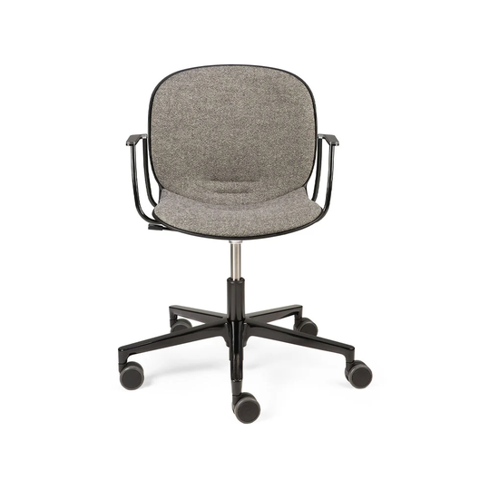 Ethnicraft NV RBM Noor kontorsstol Grå med armstöd 73x67 cm