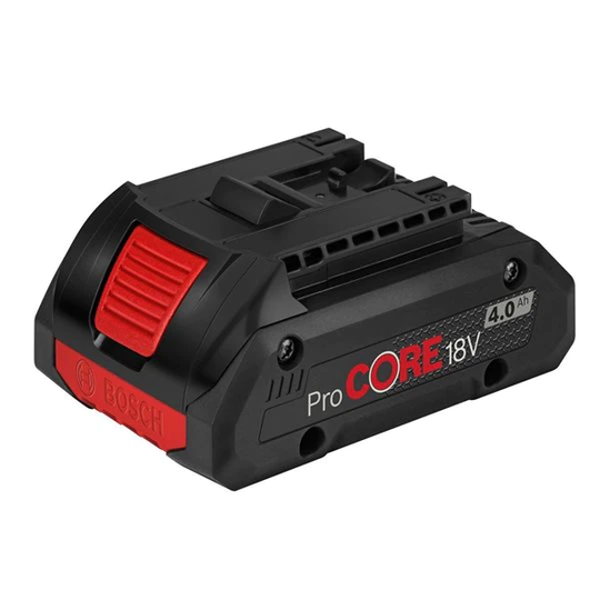 Bosch GBA ProCORE 18V 4,0 Ah Batteri