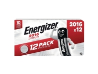 Batterier Energizer® Miniature CR2016, pakke a 12 stk.