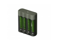 GP Batteries M451/100AAAHCE-2WB4, Nickel-metallhydrid (NiMH), AAA, 4 styck, Batterier medföljer