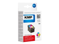 KMP C80 - 13 ml - färg (cyan, magenta, gul) - compatible - bläckpatron (alternativ för: Canon CL-513, Canon 2971B001) - för Canon PIXMA MP230, MP252, MP258, MP272, MP280, MP282, MP495, MP499, MX360, MX410, MX420
