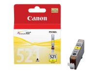 Canon CLI-521Y - 9 ml - gul - original - bläcktank - för PIXMA iP3600, iP4700, MP540, MP550, MP560, MP620, MP630, MP640, MP980, MP990, MX860, MX870