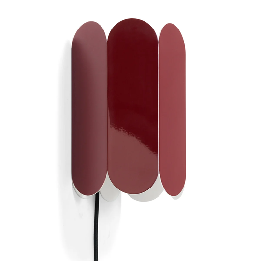 HAY Arcs wall switch vägglampa Auburn red