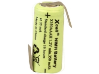 XCell X1/2AAAH-350-LFZ Special-batteri 1/2 AAA Z-loddefane NiMH 1.2 V 350 mAh