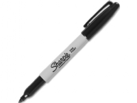 Marker Papermate Sharpie rund sort (stk.)