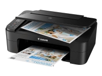 Canon PIXMA TS3350 - Multifunktionsskrivare - färg - bläckstråle - 216 x 297 mm (original) - A4/Legal (media) - upp till 7.7 ipm (bilder per minut) (utskrift) - 60 ark - USB 2.0, Wi-Fi(n) - svart