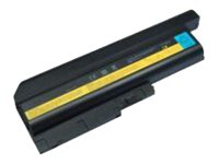 CoreParts - Batteri för bärbar dator (likvärdigt med: IBM 92P1138, IBM 92P1139, IBM 92P1141, IBM 92P1127, IBM 92P1128, IBM 92P1129) - litiumjon - 9-cells - 6600 mAh - svart - för Lenovo ThinkPad R60 R60e T60 T60p Z60m Z61e Z61m Z61p