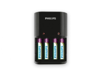 Philips MultiLife Batteriladdare SCB1450NB/12, Nickel-metallhydrid (NiMH), AA, AAA, Batterier medföljer