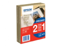 Epson Premium Glossy Photo Paper BOGOF - Blank - 100 x 150 mm - 255 g/m² - 40 ark fotopapper (paket om 2) - för EcoTank ET-2650, 2750, 2751, 2756, 2850, 2851, 2856, 4750, 4850