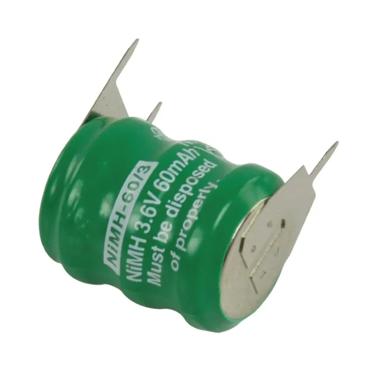 NiMH batteri 3,6 V 60 mAh