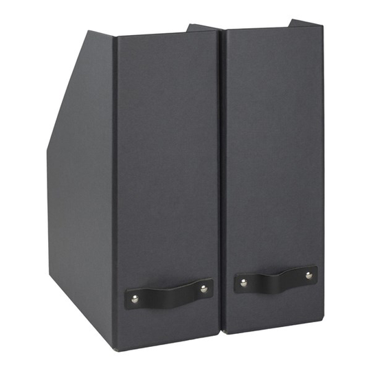Bigso Tidskriftssamlare 2-pack William Svart