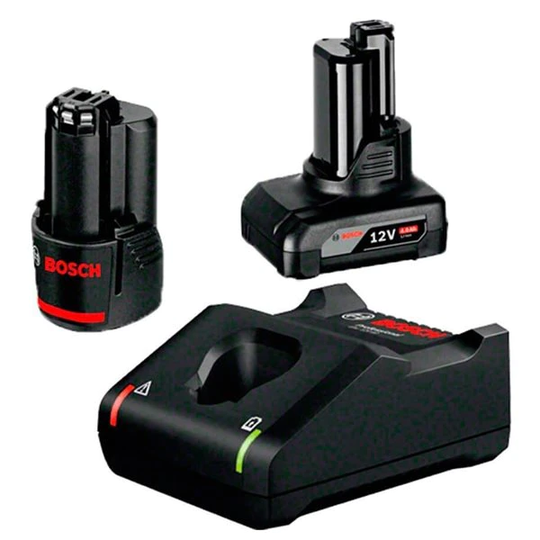 Bosch 1600A01NC9 12V 2,0Ah + 4,0Ah Batteri & Laddare