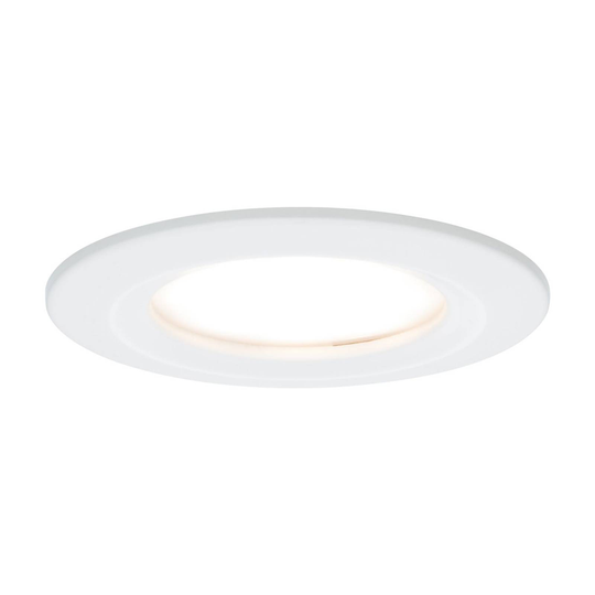Paulmann LED-spot Nova Coin rund, dimbar, vit