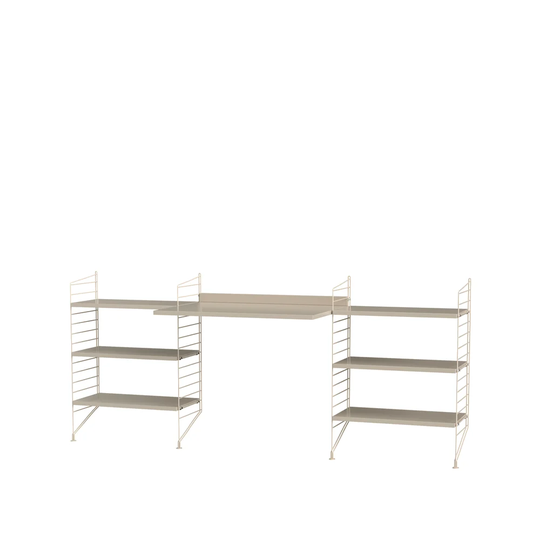 String Stringhylla kontor beige - Kombination D