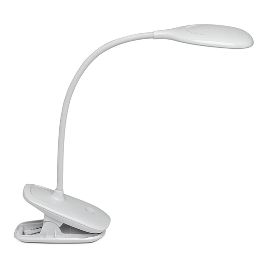 LED-skrivbordslampa MAULjack batteri, dimbar