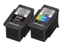 Canon PG-540 / CL-541 Multipack - 2-pack - svart, färg (cyan, magenta, gul) - original - bläcktank - för PIXMA MG3150, MG3510, MG3550, MG3650, MG4250, MX395, MX475, MX525, MX535, TS5150, TS5151