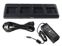 Honeywell Quad Battery Charger - Batteriladdare - utgångskontakter: 4 - Storbritannien - för P/N: 50134176-001