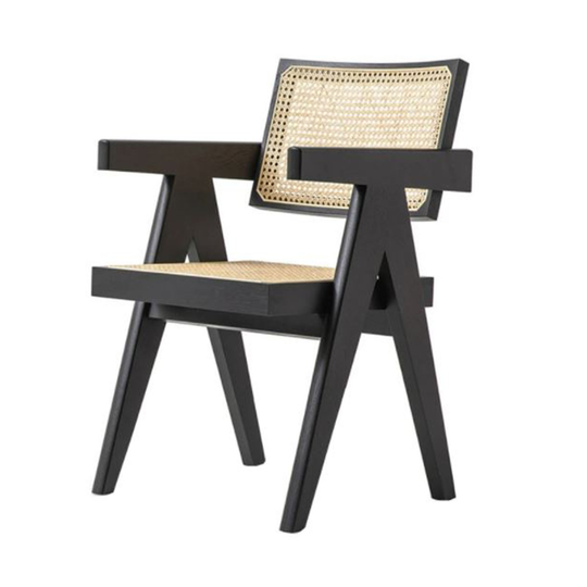 Capitol Complex Office Chair / Black Stained Oak