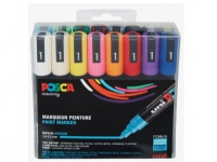 Marker Uni Posca Corner PC-5M-16 ass. farver - (16 stk.)