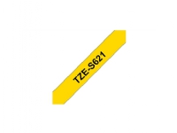 Brother TZS621 - Svart på gult - Rulle (0,9 cm x 8 m) bandlaminat - för P-Touch PT-1080, 1090, 1230, 1290, 18, 2030, 2430, 2730, 3600, 7100, 9700, 9800, PT-GL-200