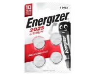 Knapcelle batterier Energizer Lithium CR2025, 3V, pakke a 4 stk.