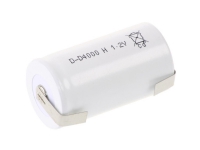 Mexcel D4000H Special-batteri R20 (D) Tåler høj temperatur, U-loddefane, Flat-Top NiCd 1.2 V 4000 mAh