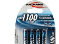 ANSMANN Micro - Batteri 4 x AAA - NiMH - (uppladdningsbara) - 1100 mAh
